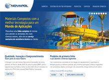 Tablet Screenshot of novapol.com.br